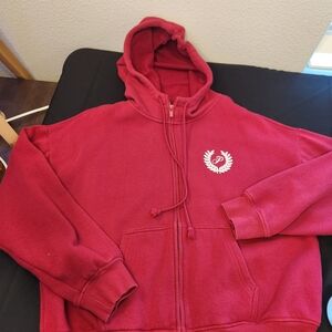 PINK Victoria's Secret Deep Red Hoodie